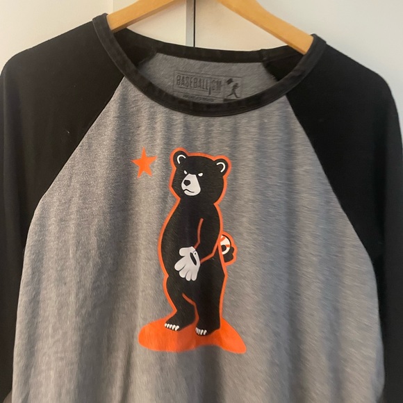 Baseballism SF Giants 3/4 Sleeve Baseball Shirt - Picture 2 of 5